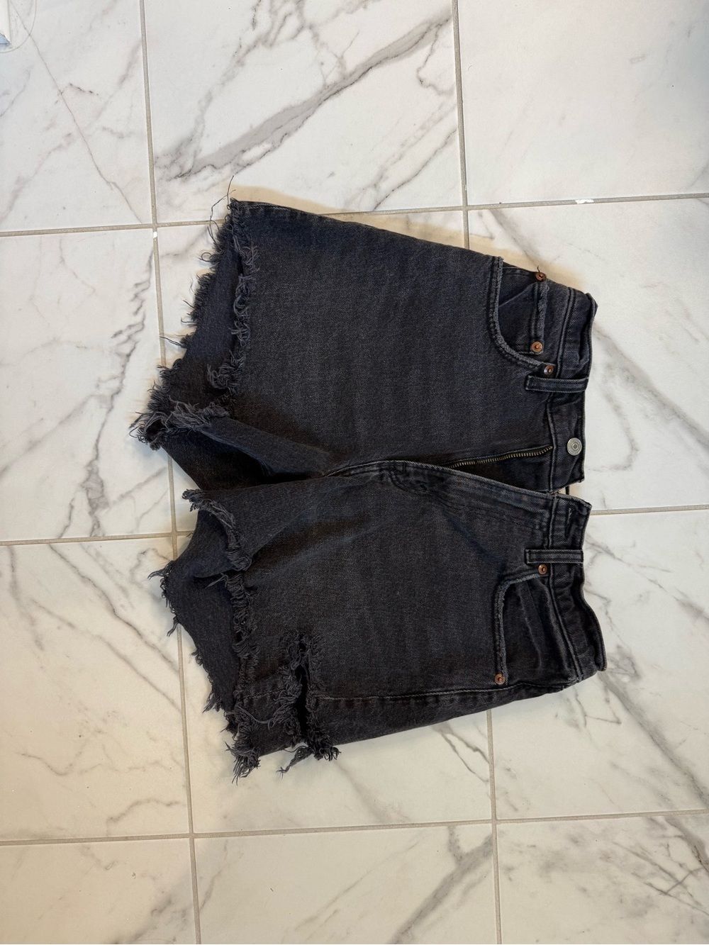 The dad shorts high rise